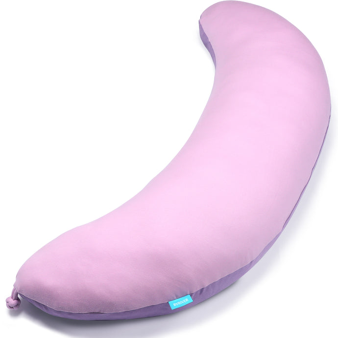 BYRIVER Curve Body Pillow, Pink Purple Pregnancy Pillow for Women, Size 39