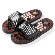 Load image into Gallery viewer, Pebble Massage Slippers Sandals Shoes Slides Acupressure Foot Massager