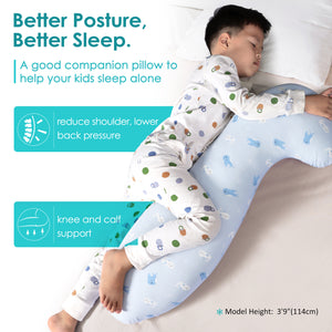 BYRIVER small body pillow for kids, hug pillow toy for teens girls boys