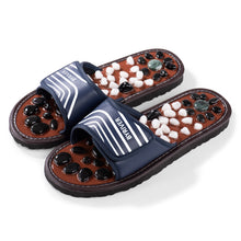Load image into Gallery viewer, Pebble Massage Slippers Sandals Shoes Slides Acupressure Foot Massager