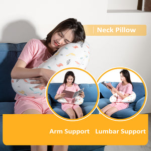 BYRIVER C Shape Pregnancy Pillow, Body Pillow for Men Pregnant Women 39 inch