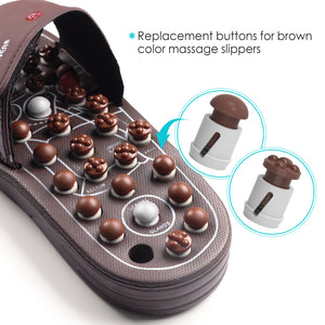 10pcs Replacement Buttons Parts for BYRIVER Massage Slippers